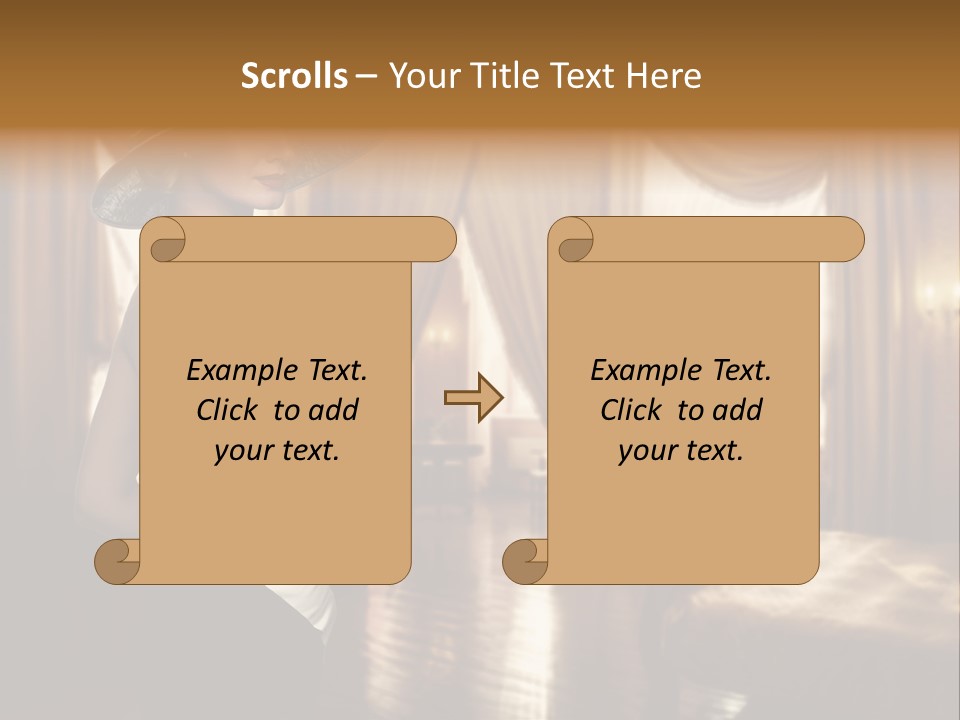 Make Up White Young PowerPoint Template