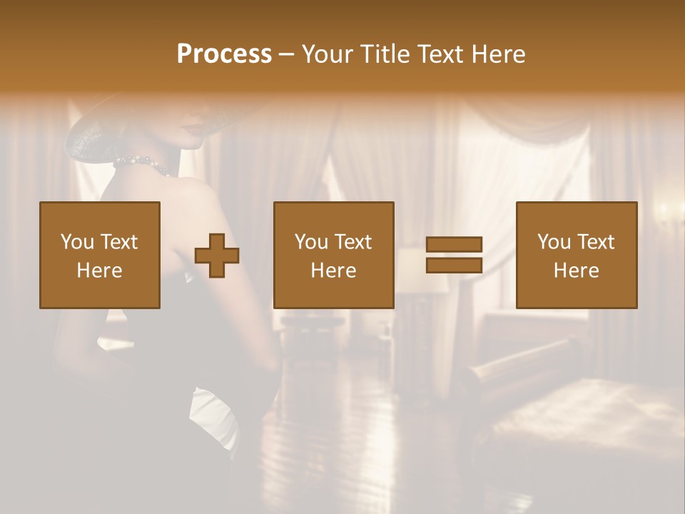 Make Up White Young PowerPoint Template
