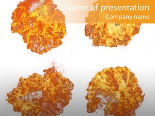 Pattern Barbecue Wall PowerPoint Template