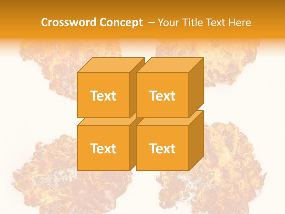 Pattern Barbecue Wall PowerPoint Template