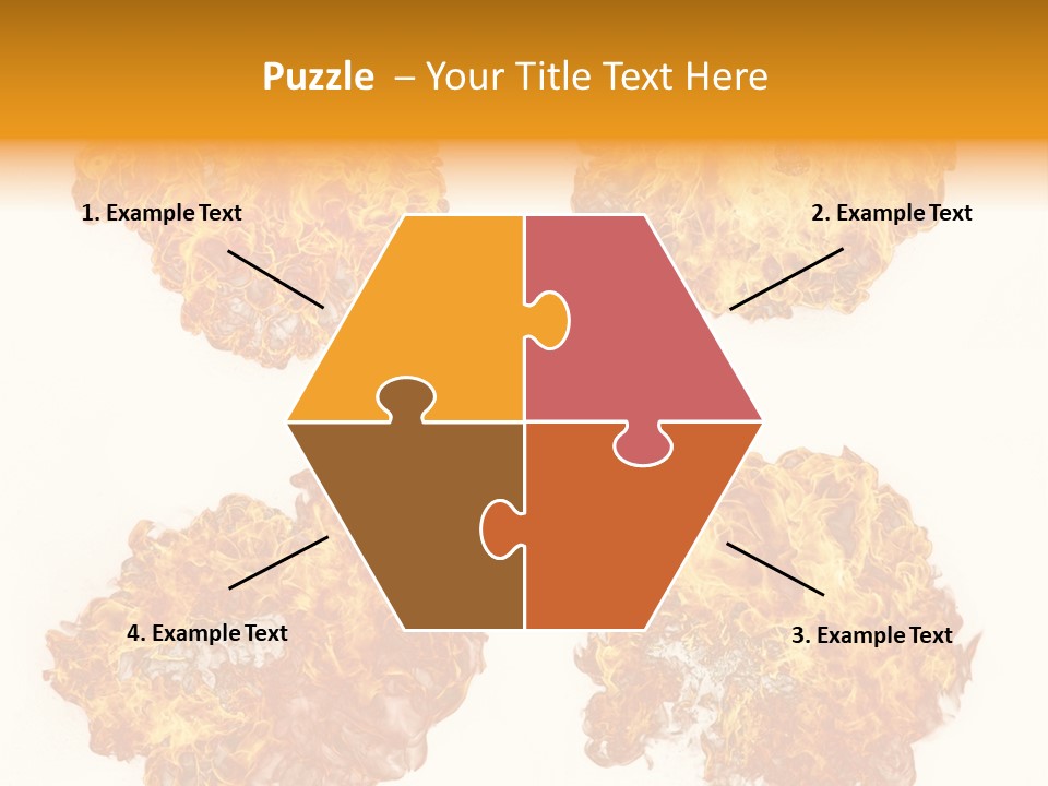 Pattern Barbecue Wall PowerPoint Template