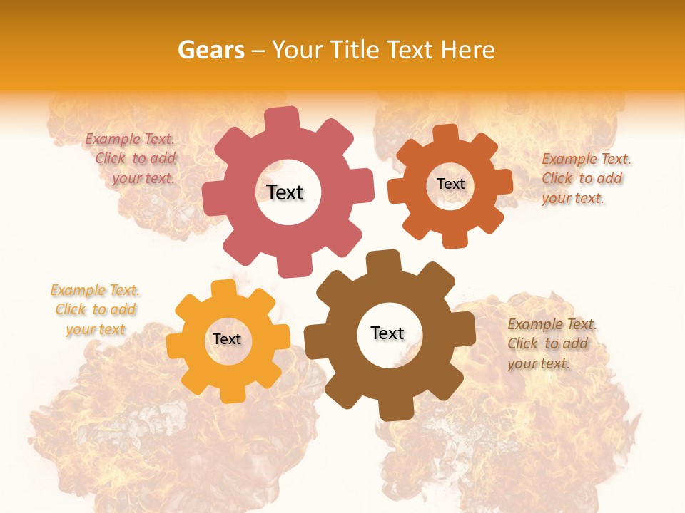 Pattern Barbecue Wall PowerPoint Template