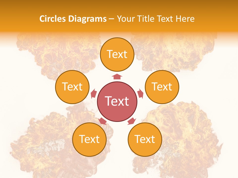 Pattern Barbecue Wall PowerPoint Template