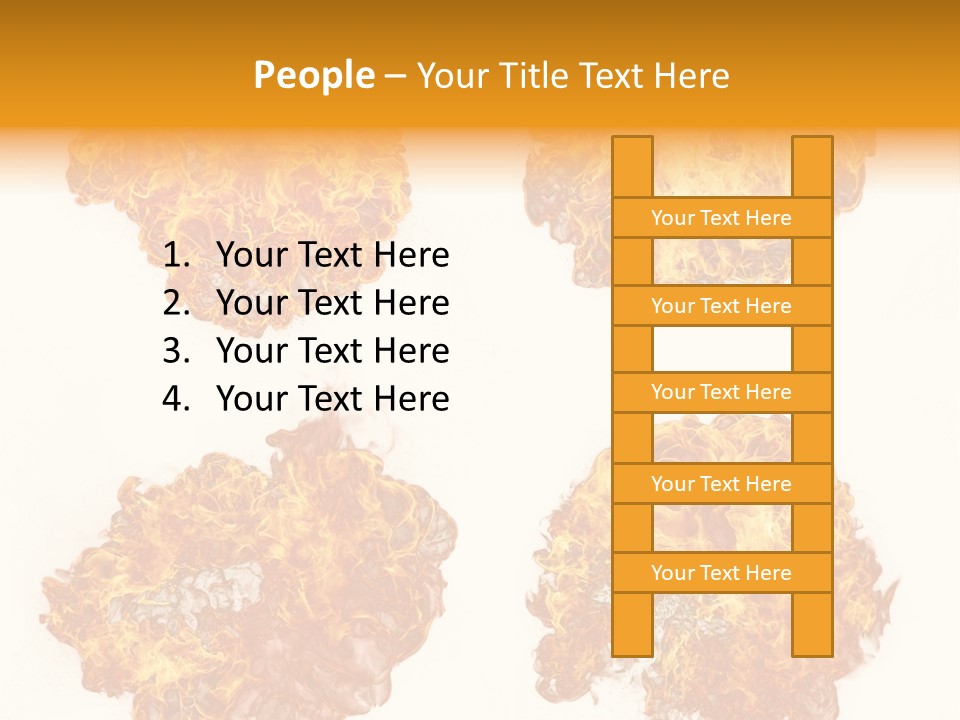 Pattern Barbecue Wall PowerPoint Template