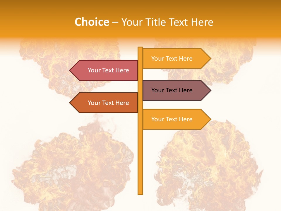 Pattern Barbecue Wall PowerPoint Template