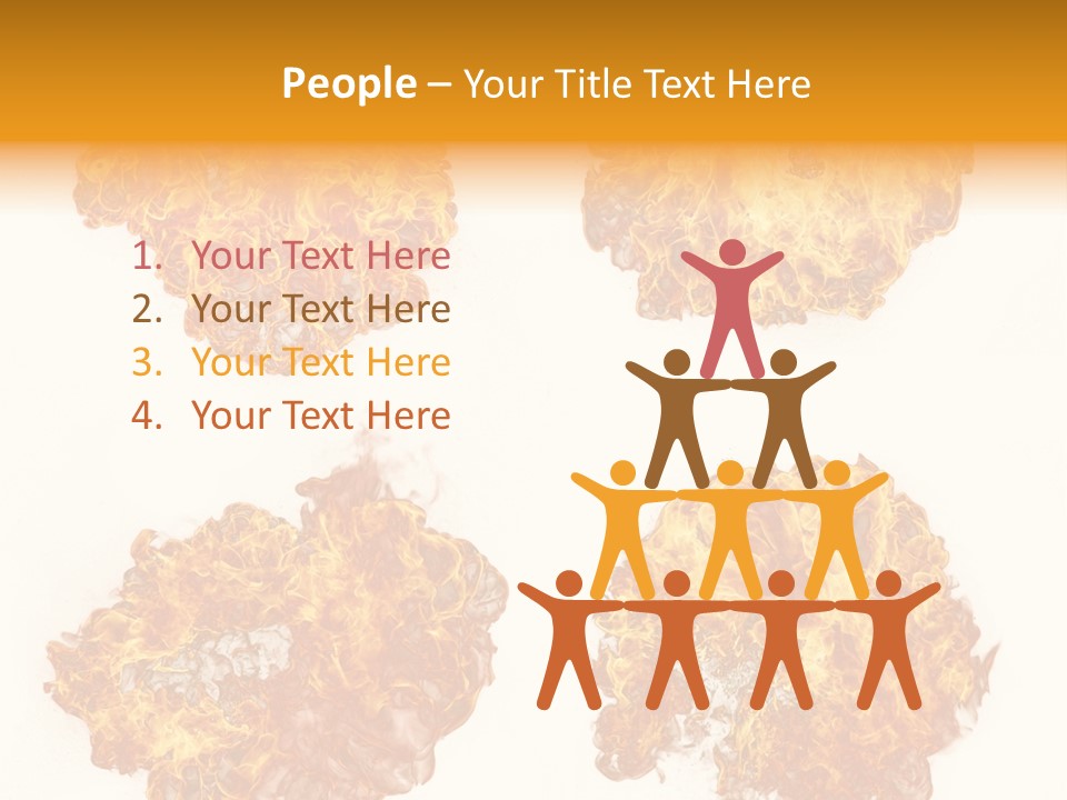 Pattern Barbecue Wall PowerPoint Template