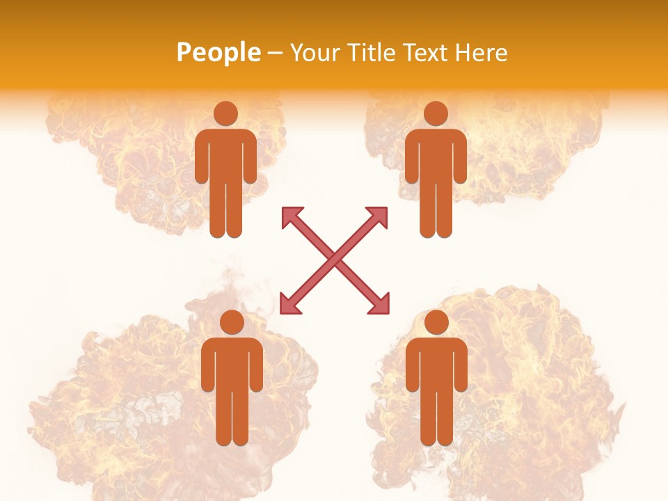 Pattern Barbecue Wall PowerPoint Template