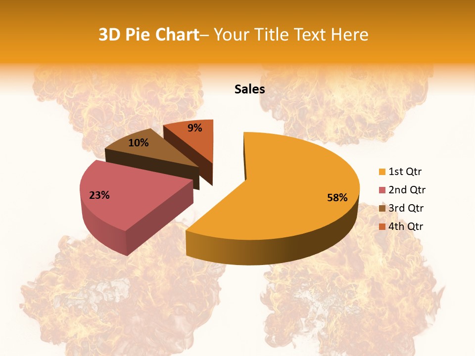 Pattern Barbecue Wall PowerPoint Template
