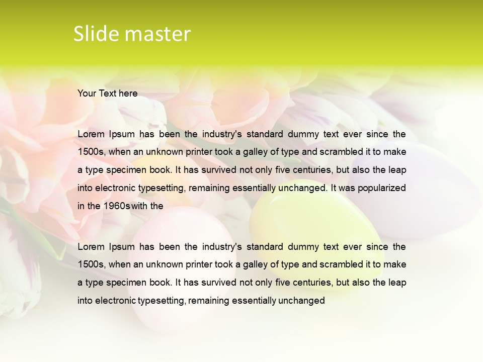 Violet Pink Fresh PowerPoint Template