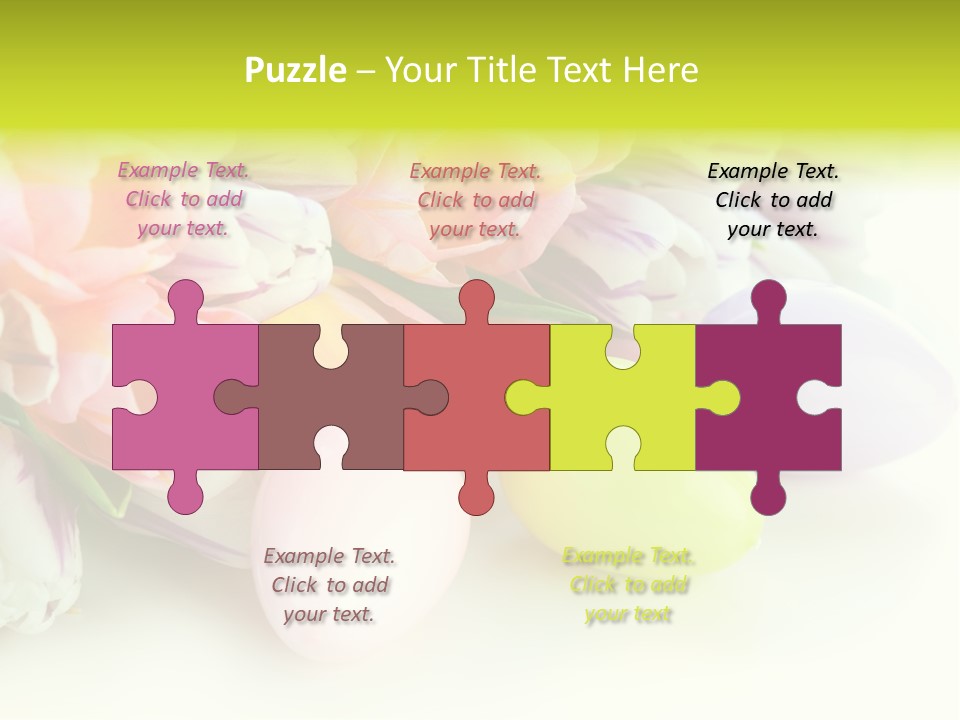 Violet Pink Fresh PowerPoint Template