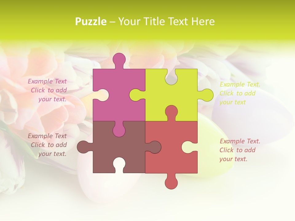 Violet Pink Fresh PowerPoint Template