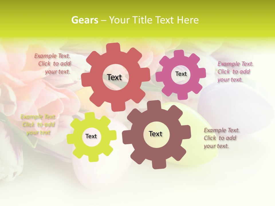 Violet Pink Fresh PowerPoint Template