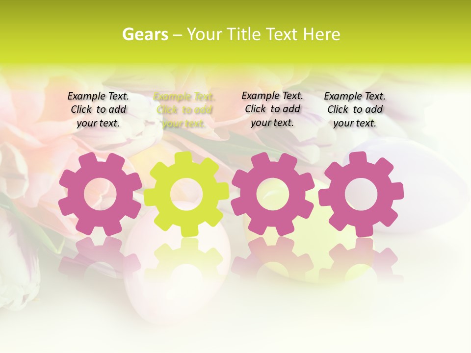 Violet Pink Fresh PowerPoint Template