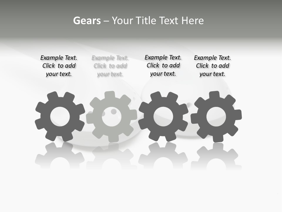 Audio White Earphone PowerPoint Template