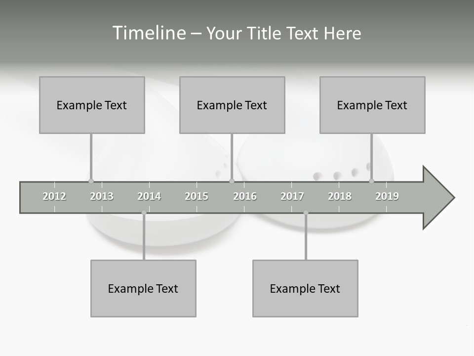 Audio White Earphone PowerPoint Template