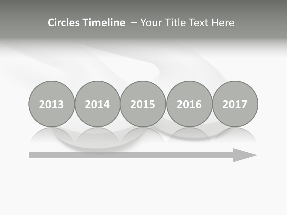 Audio White Earphone PowerPoint Template