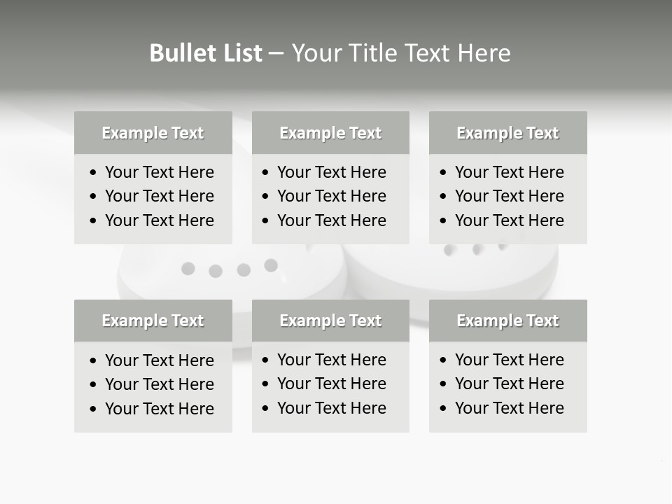 Audio White Earphone PowerPoint Template