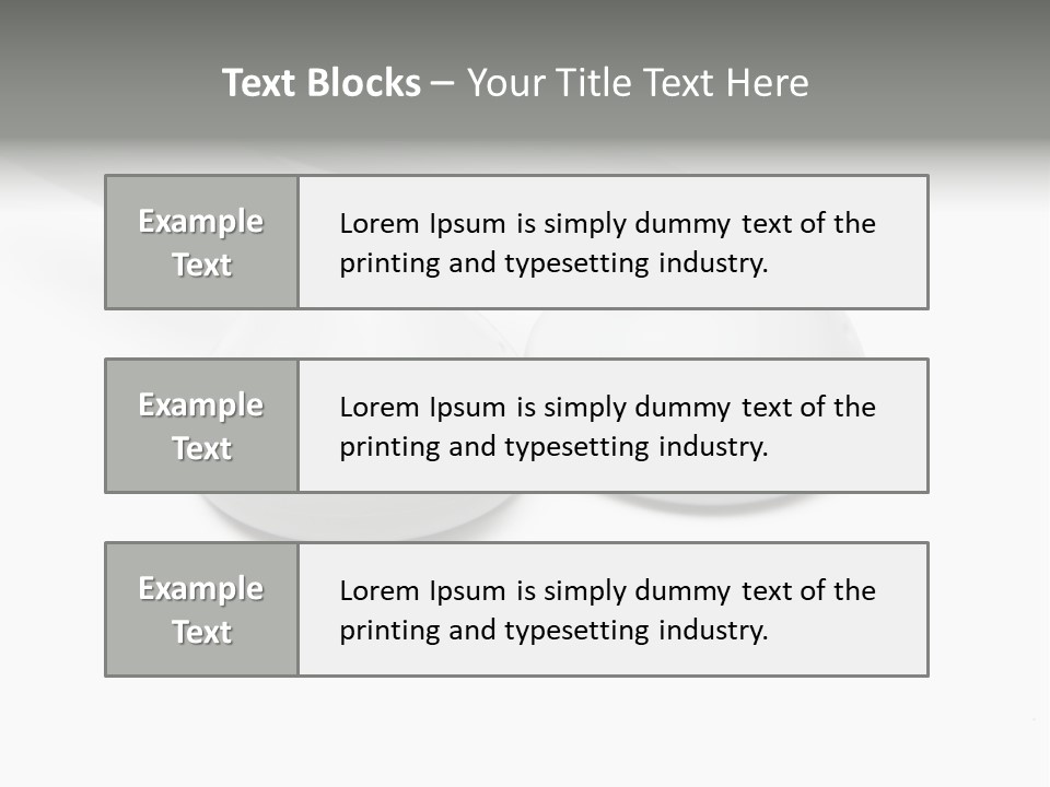 Audio White Earphone PowerPoint Template