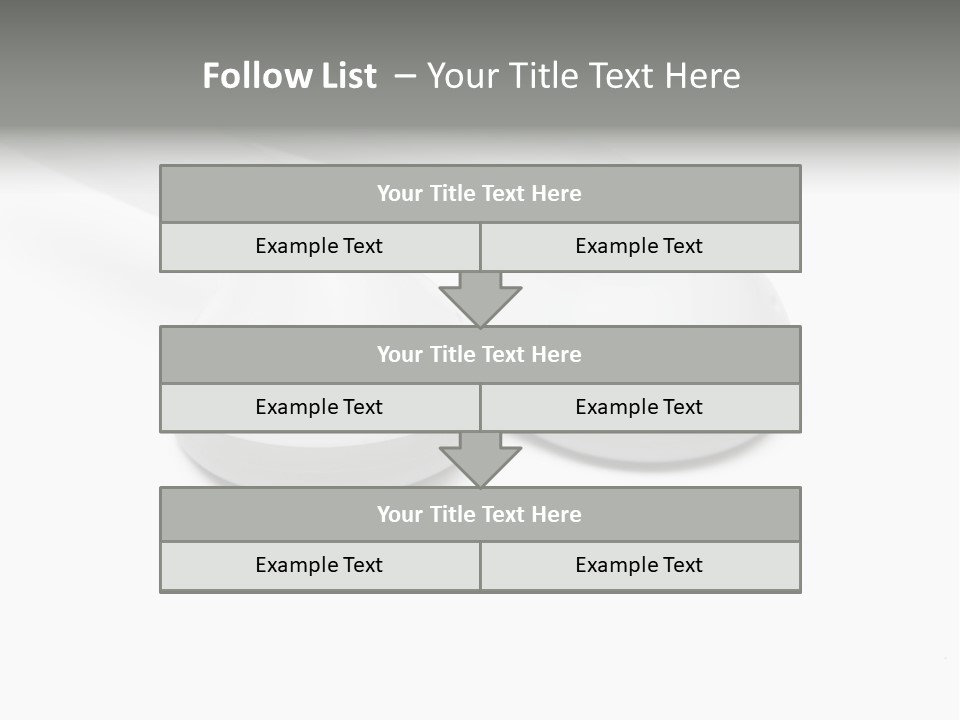Audio White Earphone PowerPoint Template