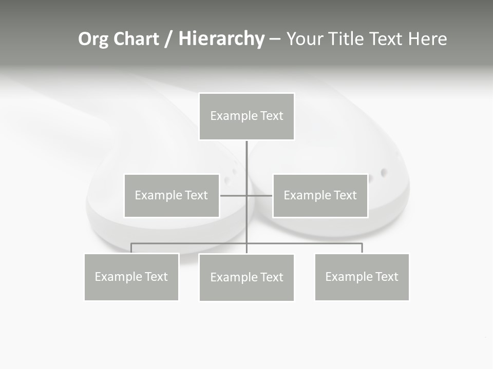Audio White Earphone PowerPoint Template