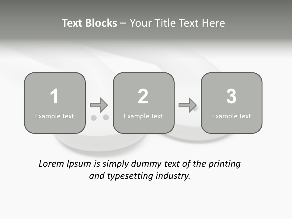 Audio White Earphone PowerPoint Template