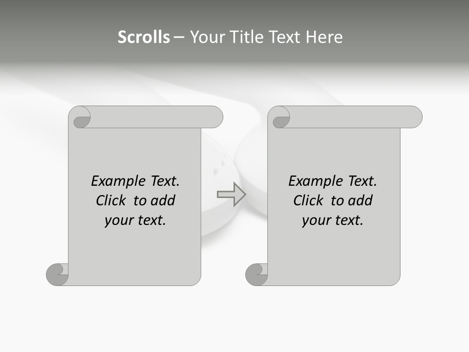Audio White Earphone PowerPoint Template