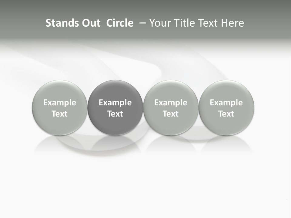 Audio White Earphone PowerPoint Template