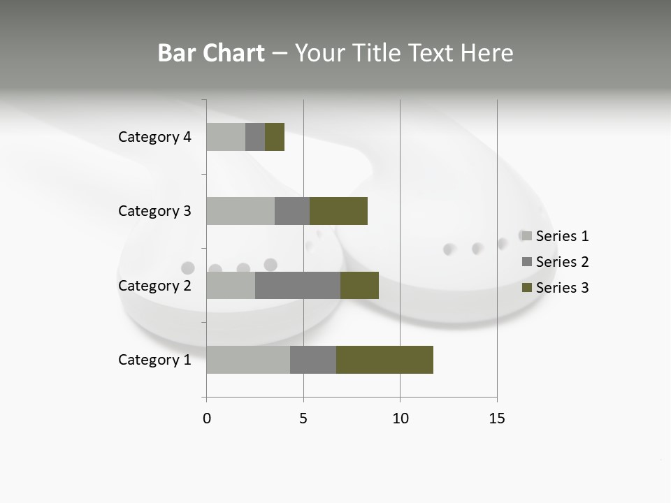 Audio White Earphone PowerPoint Template