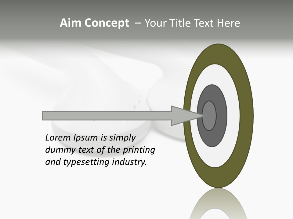 Audio White Earphone PowerPoint Template