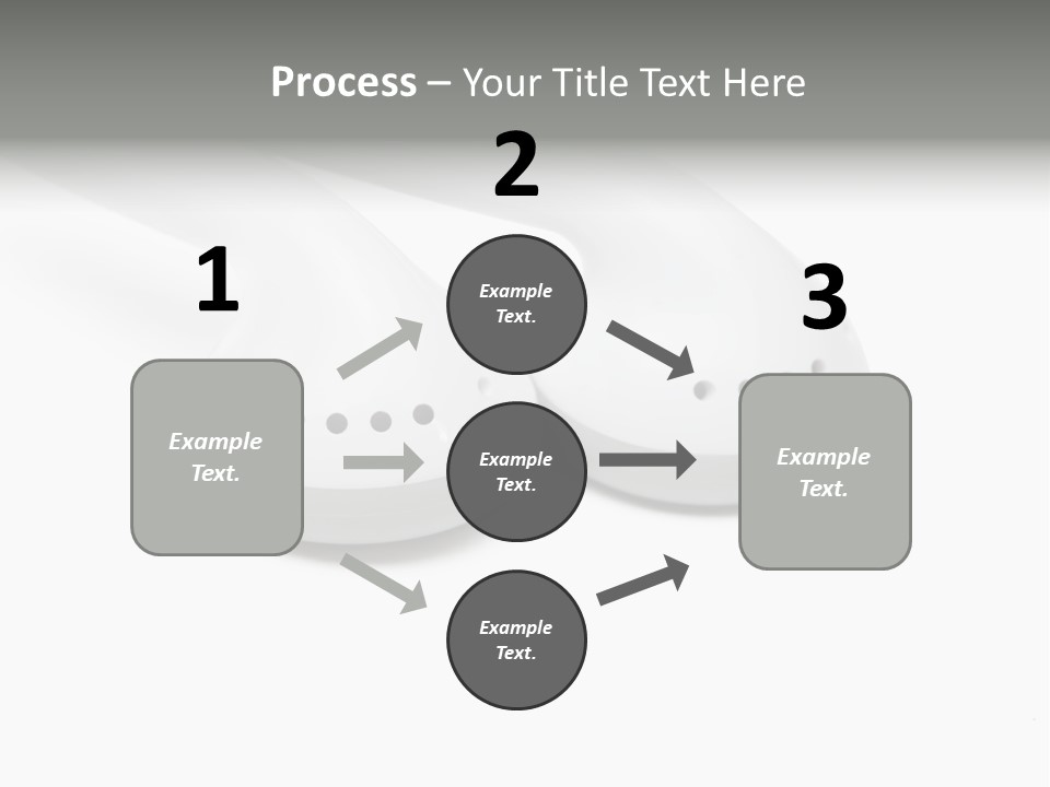 Audio White Earphone PowerPoint Template