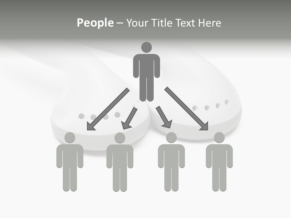 Audio White Earphone PowerPoint Template