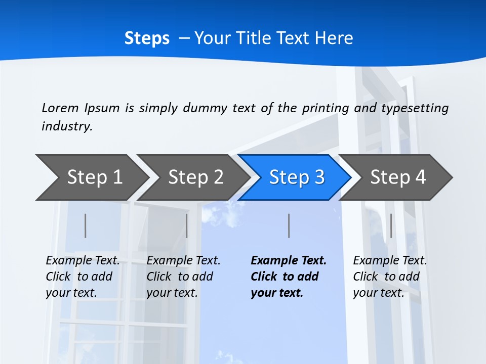 Boxing Trunks S Fit PowerPoint Template