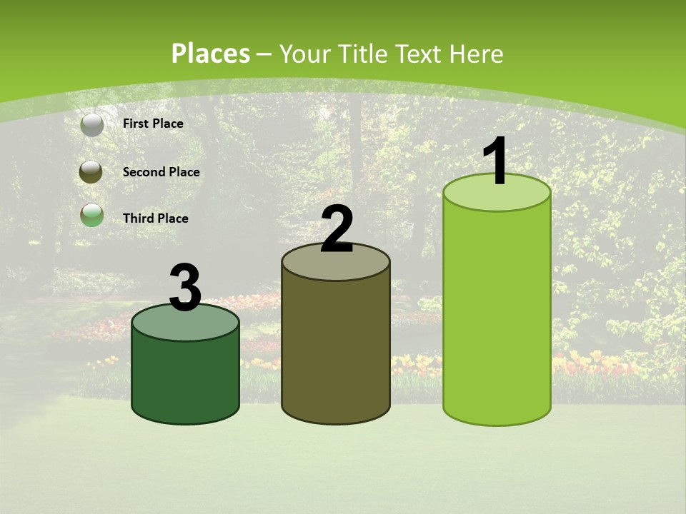 Woman Model Young PowerPoint Template