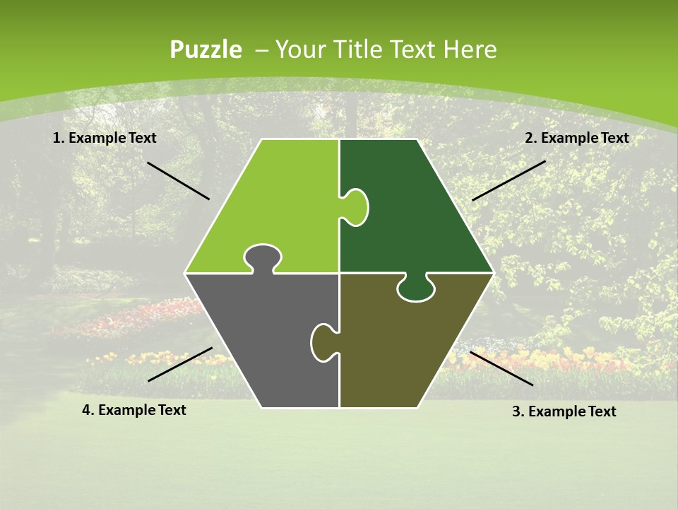 Woman Model Young PowerPoint Template