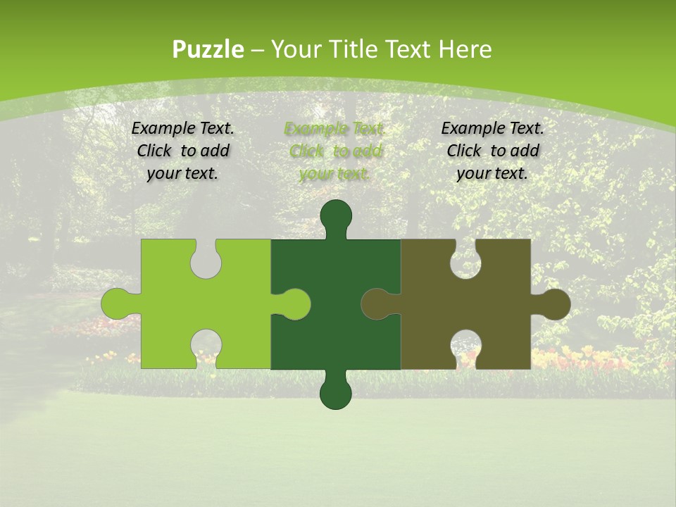 Woman Model Young PowerPoint Template