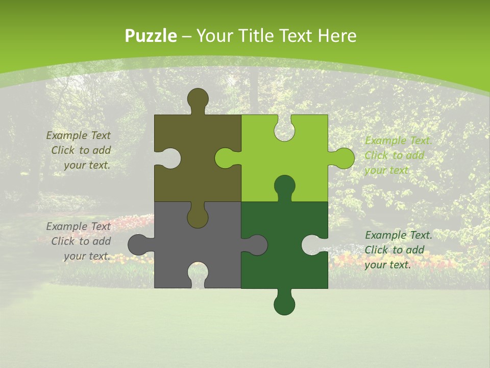 Woman Model Young PowerPoint Template