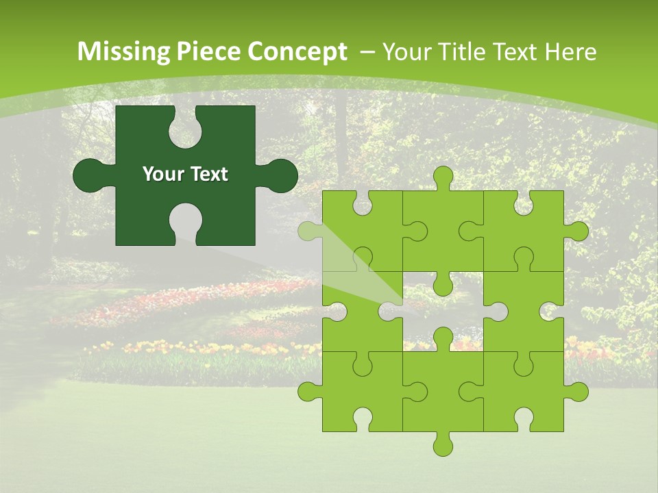 Woman Model Young PowerPoint Template