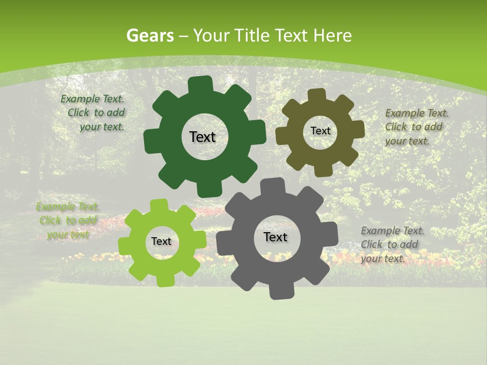 Woman Model Young PowerPoint Template