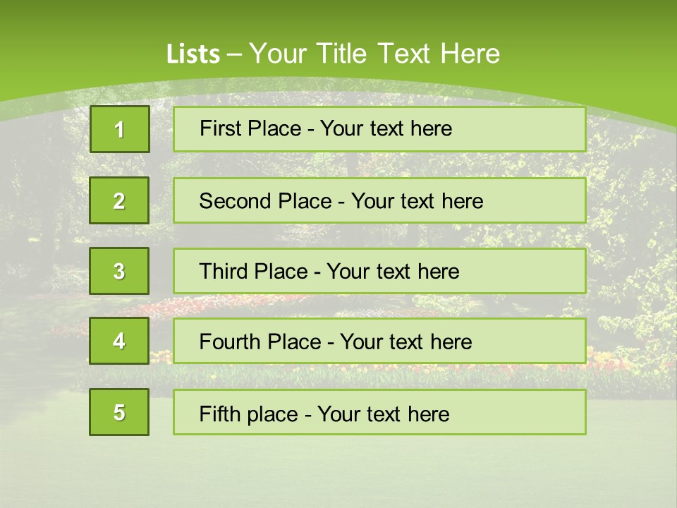 Woman Model Young PowerPoint Template