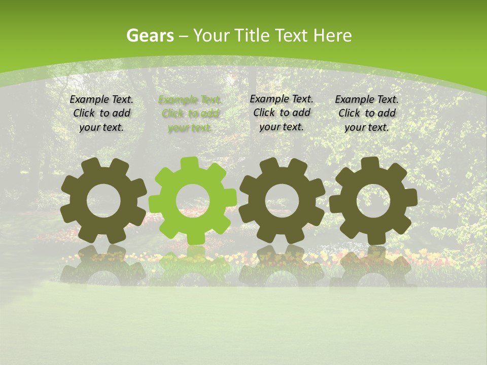 Woman Model Young PowerPoint Template