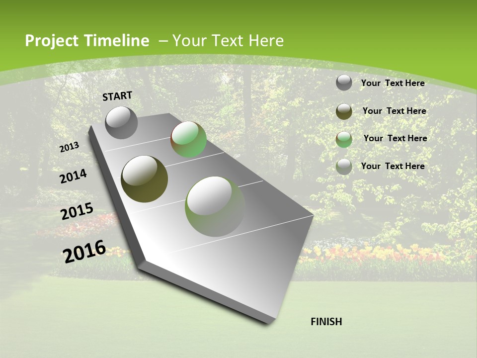 Woman Model Young PowerPoint Template