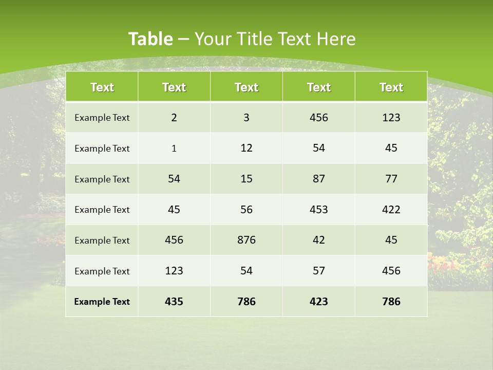 Woman Model Young PowerPoint Template
