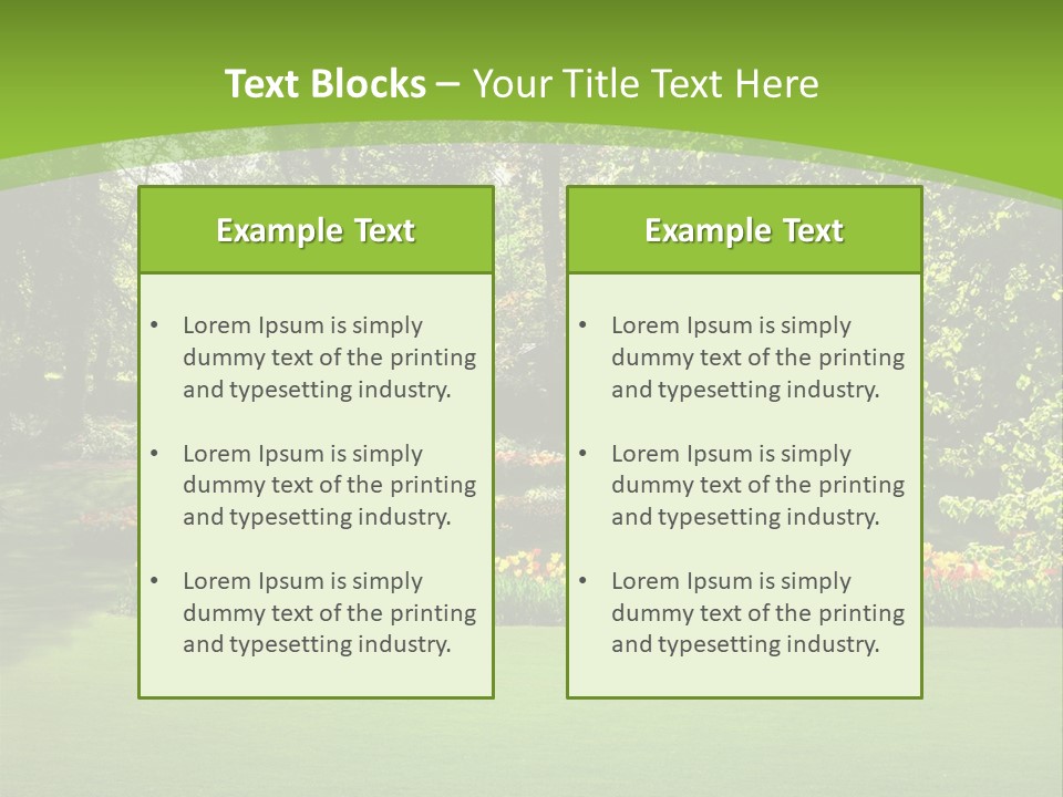 Woman Model Young PowerPoint Template