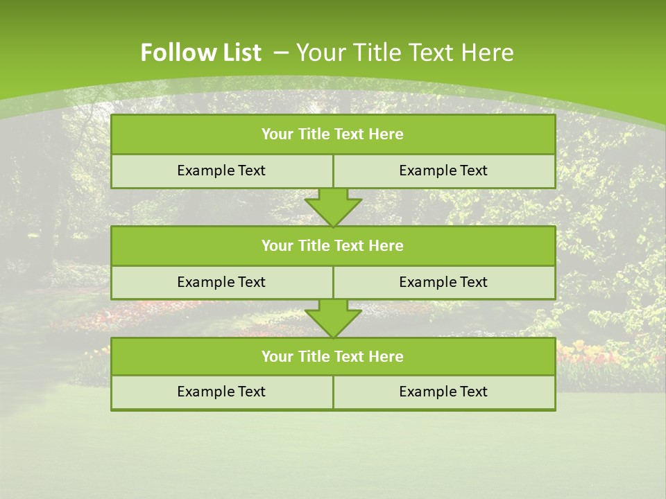 Woman Model Young PowerPoint Template