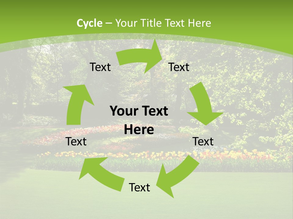 Woman Model Young PowerPoint Template