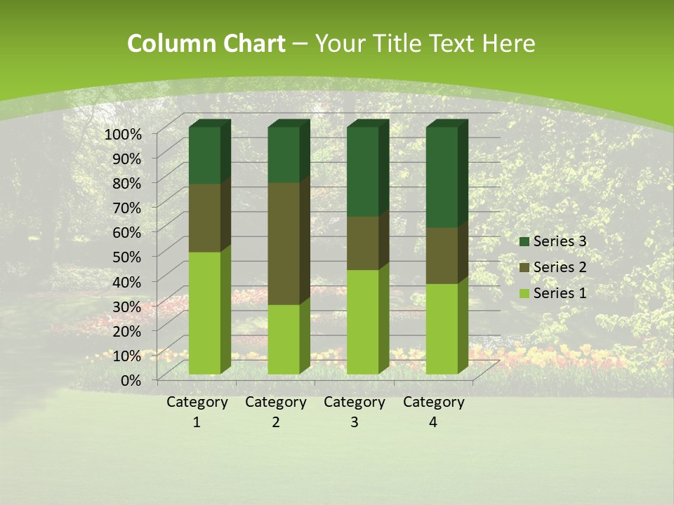 Woman Model Young PowerPoint Template