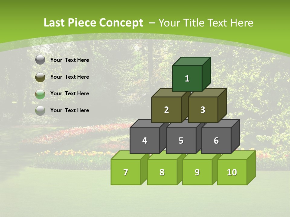 Woman Model Young PowerPoint Template