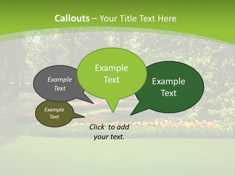 Woman Model Young PowerPoint Template