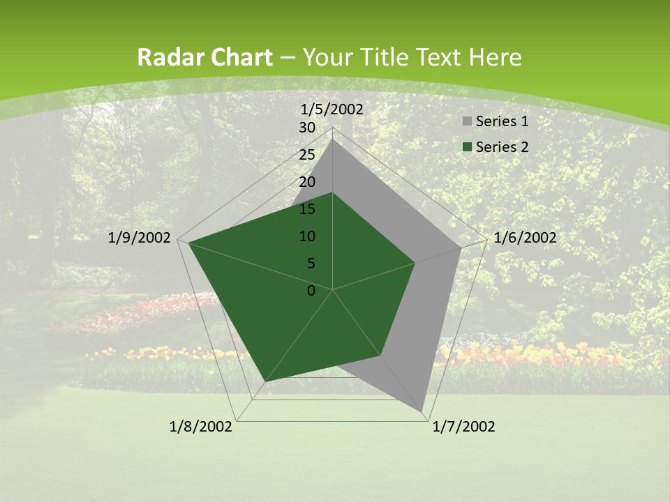 Woman Model Young PowerPoint Template