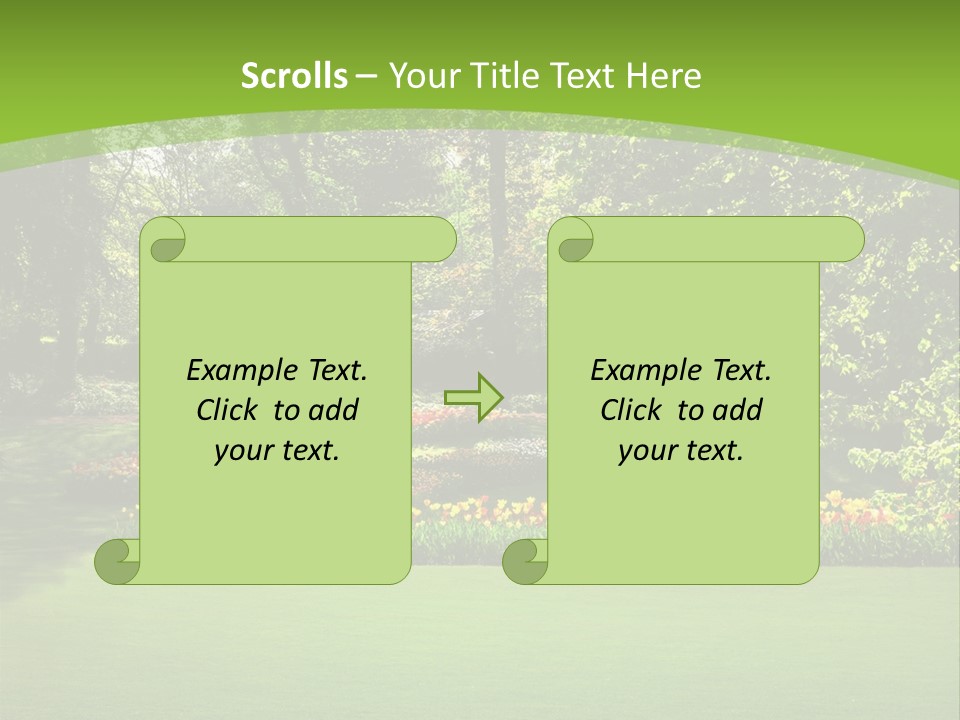 Woman Model Young PowerPoint Template
